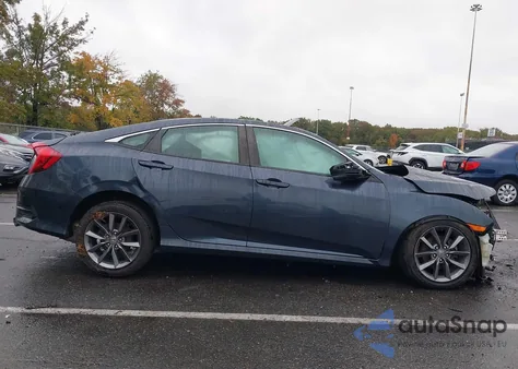 2020 Honda Civic Ex from USA, damaged, VIN 19XFC1F35LE214325